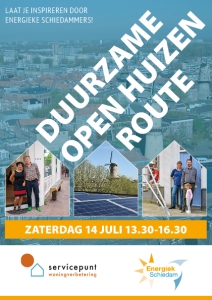 flyer duurzame open huizenroute Schiedam